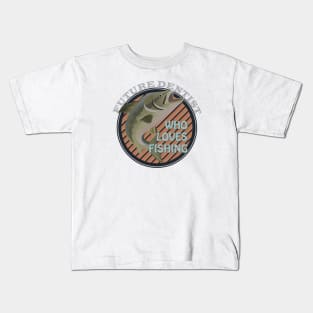 Future Dentist who loves fishing Kids T-Shirt